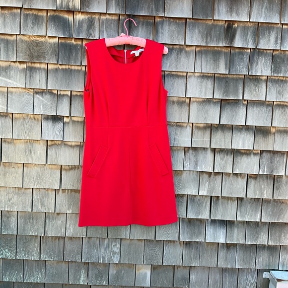 Diane von Furstenberg  Red Sleeveless Dress 
NWOT - Picture 1 of 8